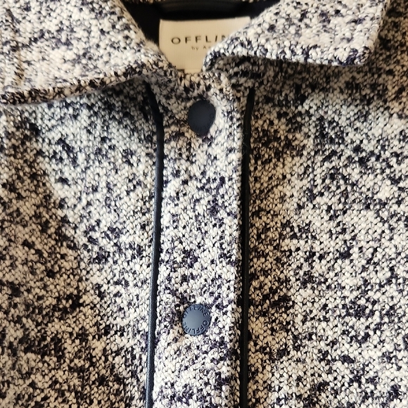 Aerie - Navy Boucle Jacket - M - Picture 3 of 8